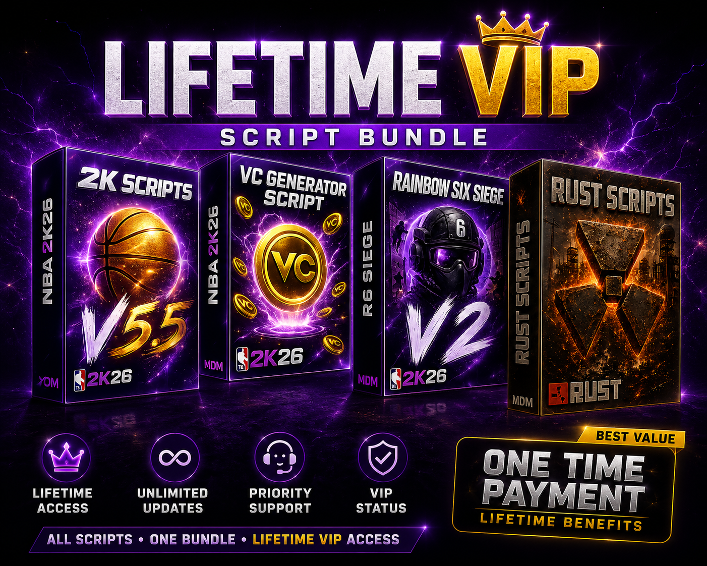 MDM Lifetime VIP Script Bundle